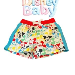 DISNEY BABY MICKEY MOUSE SWIM SHORTS BOYS SIZE 3-6 MONTHS